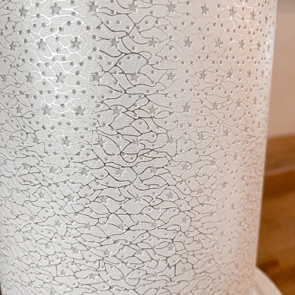 Aspen creative ivory little star drum cylinder lamp shade - Picture 2 of 5